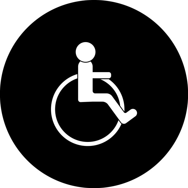 轮椅标志图片下载