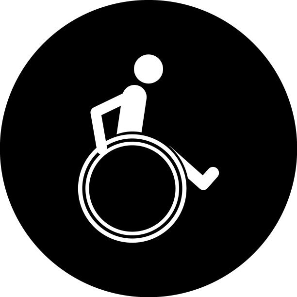 轮椅标志图片下载