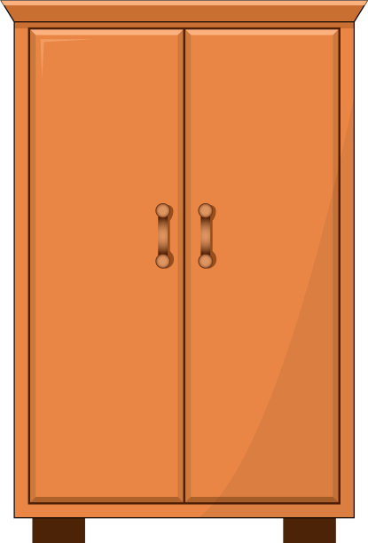 孤立的衣橱图形图片下载