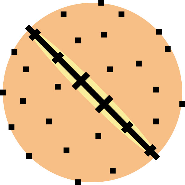 普通线疤痕颜色图标图片下载