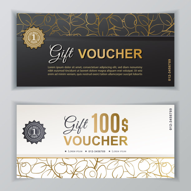 礼品券模板通用传单图片下载