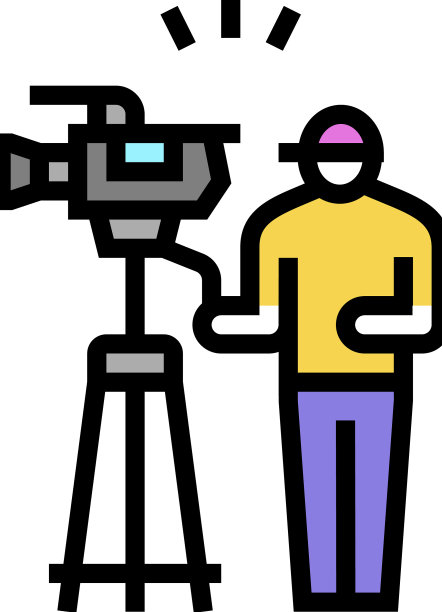 摄影师视频制作胶片色彩图标图片下载