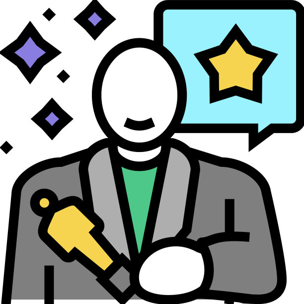 演员视频制作电影彩色图标图片下载