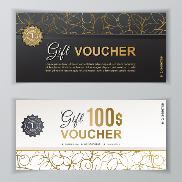 礼品券模板通用传单图片下载