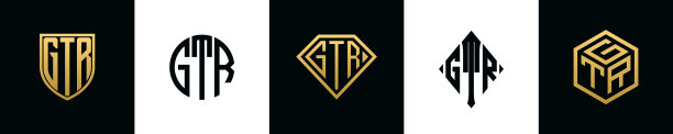 首字母GTR标志设计捆绑此图片下载