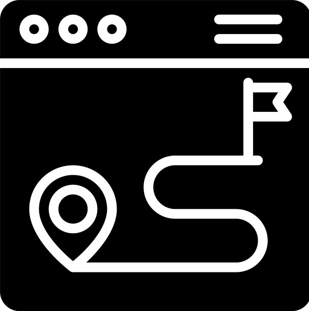 路线地图图标位置地图和导航图片下载