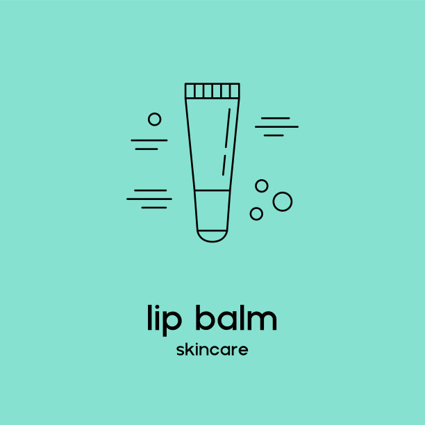 矢量图标的唇膏。图片下载