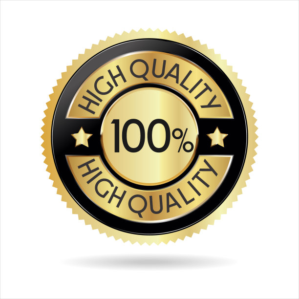 优质的金色和黑色徽章复古设计矢量插图图片下载