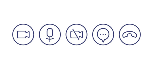 视频通话线路图标的界面图片下载