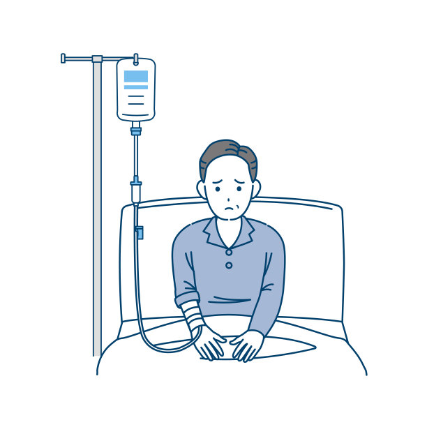 中年男子正在住院图片下载
