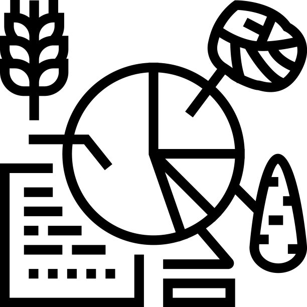 作物分析智能农场线图标图片下载