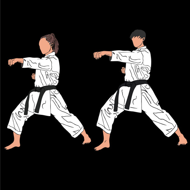 空手道设计创意空手道图片下载