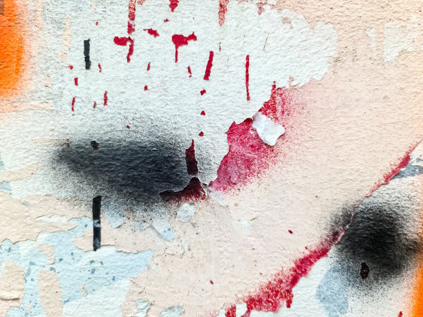 高分辨率混凝土墙面剥落油漆纹理图片下载