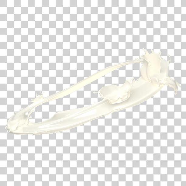 圆圈形状的牛奶图片下载