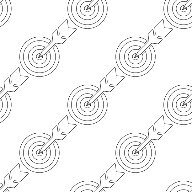 Dart目标无缝背景为您的设计图片下载