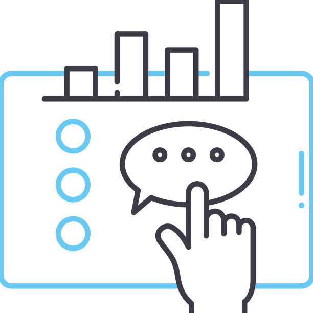 会计系统线图标轮廓符号图片下载