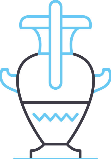 古线图标轮廓符号图片下载