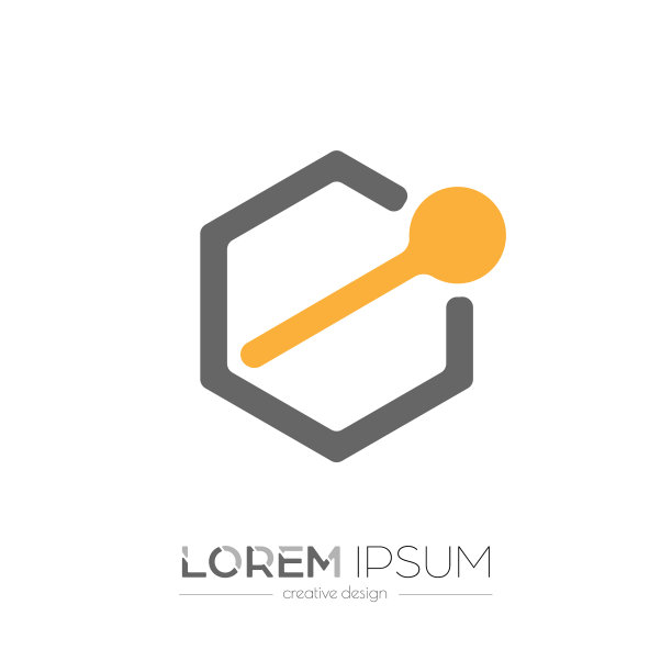 六边形和圆形模板的抽象图片下载