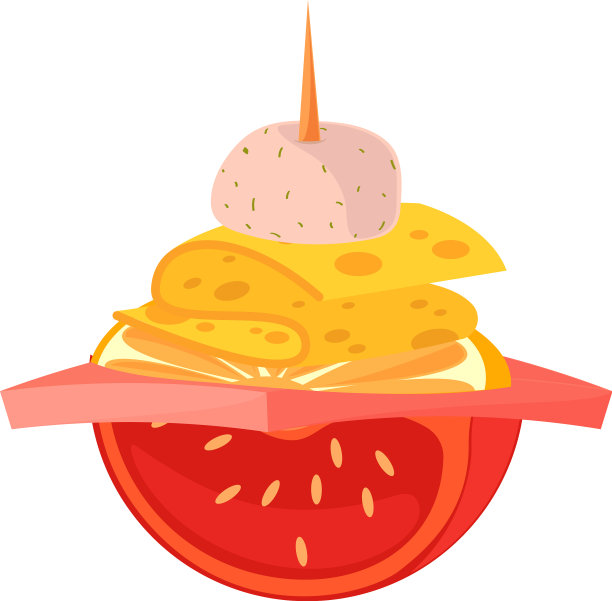 新鲜开胃的食物图标图片下载