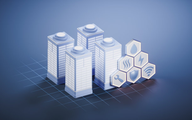 物业及物业管理概念，3d渲染。图片下载