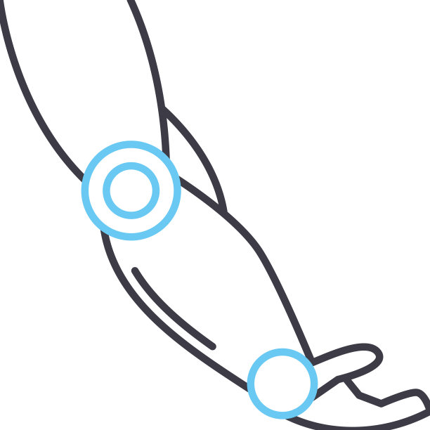 赛博臂工艺线图标轮廓符号图片下载