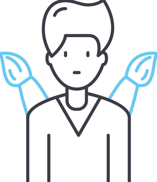 设计师头像线图标轮廓符号图片下载