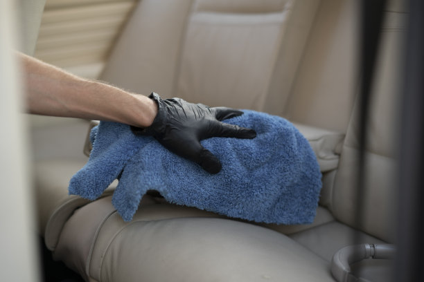 专业清洁白色汽车皮革图片下载