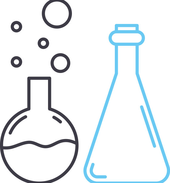 化工线图标轮廓符号图片下载