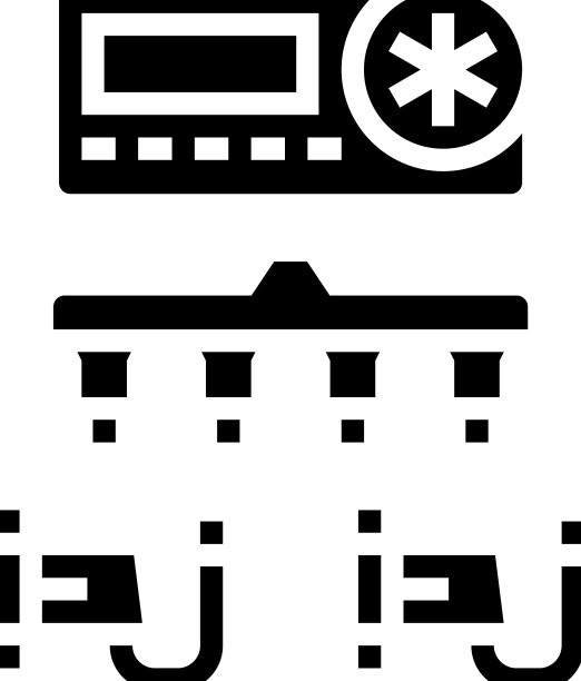 自动浇水系统标志图标图片下载