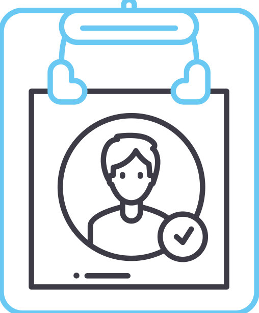 核准候选线图标轮廓符号图片下载