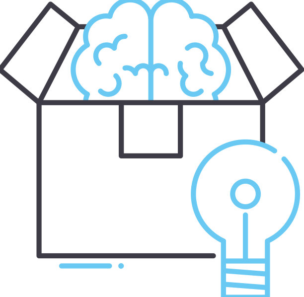 创意产品线图标轮廓符号图片下载