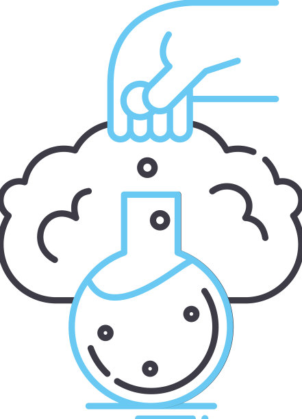 实验线图标轮廓符号图片下载