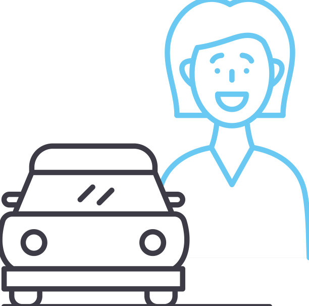 行车线图标轮廓符号图片下载