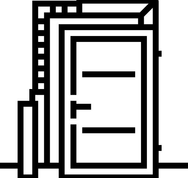 门安装线图标图片下载