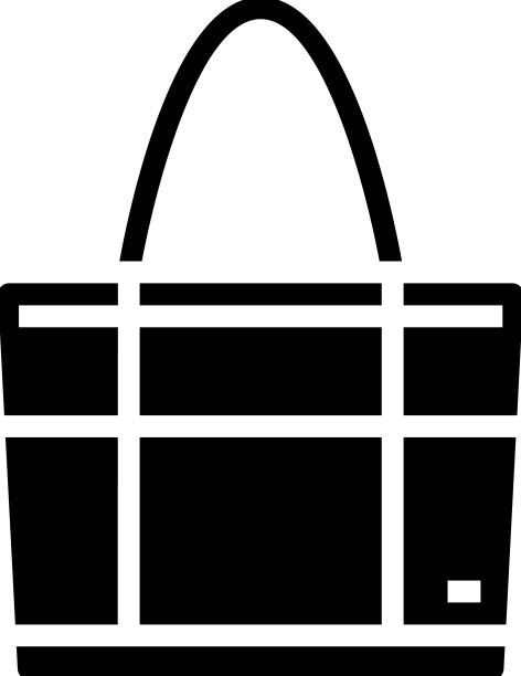 手提包女人雕文图标图片下载