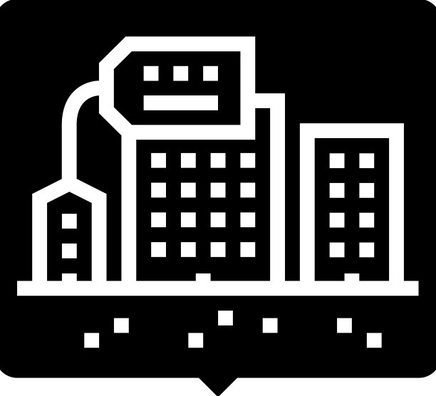 房产住宅雕文图标图片下载