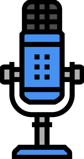 语音麦克风麦克风颜色图标图片下载