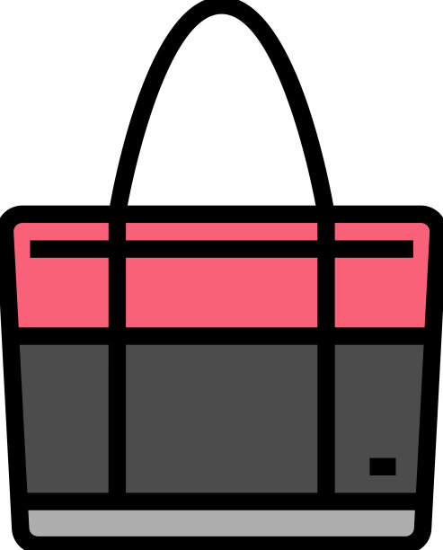 手提包女人的颜色图标图片下载