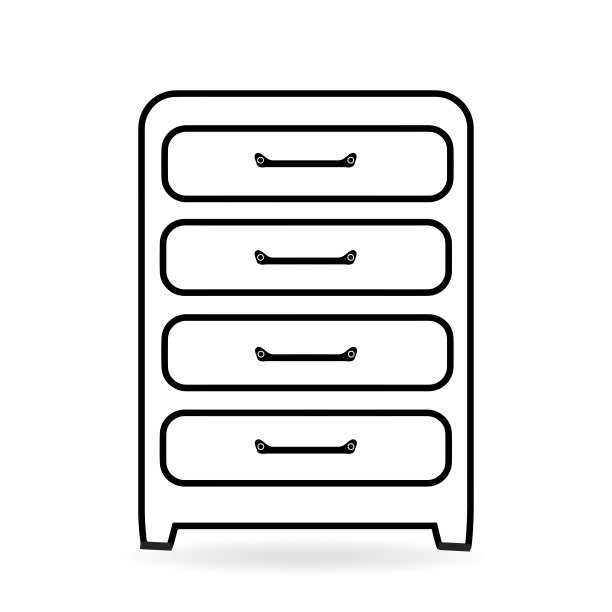 文件柜，文件，办公室，橱柜图标。图片下载