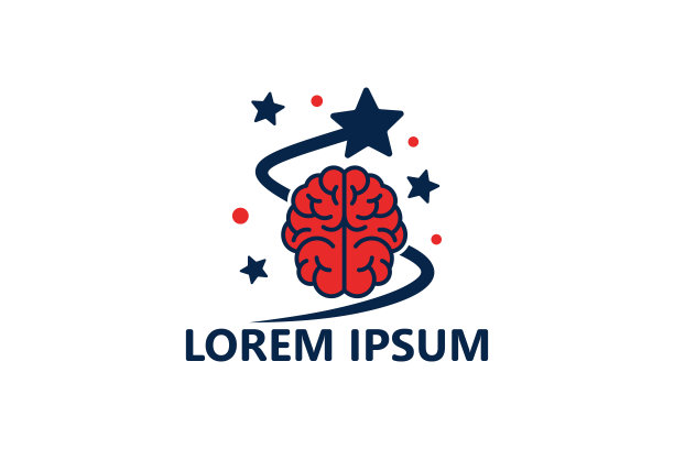 星脑标志模板设计矢量图片下载