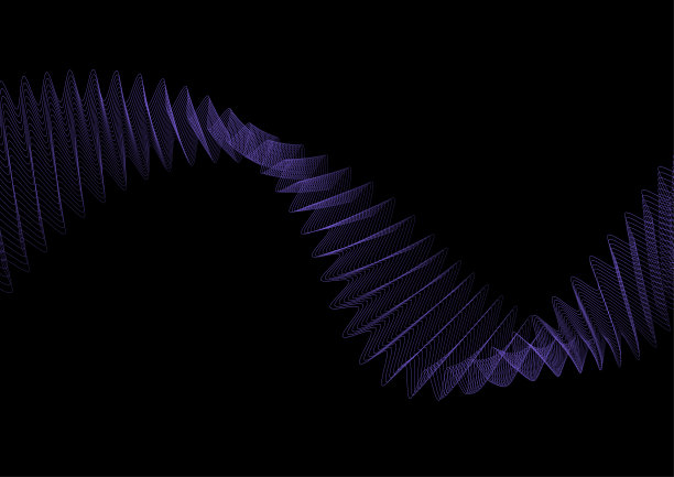 深紫色之字形波浪线抽象未来主义背景图片下载