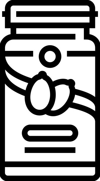 南瓜籽油线图标图片下载