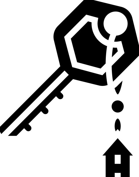 关键物业住宅雕文图标图片下载