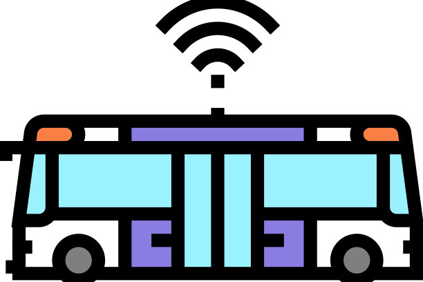 无人车颜色图标图片下载