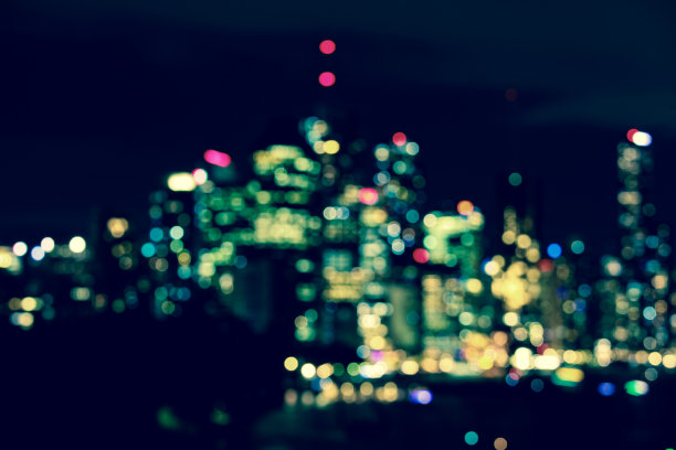 布里斯班城市散景效应图片下载