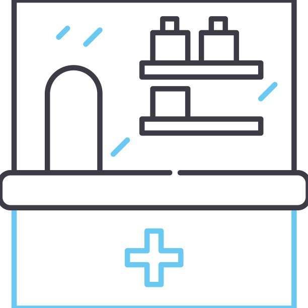 保湿线图标轮廓符号图片下载