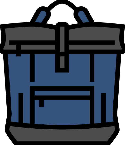 行李袋女人颜色图标图片下载