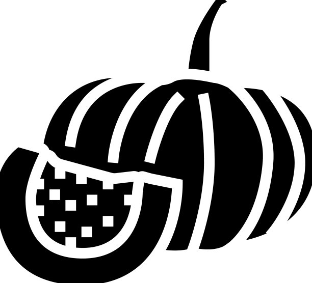 南瓜片雕文图标图片下载