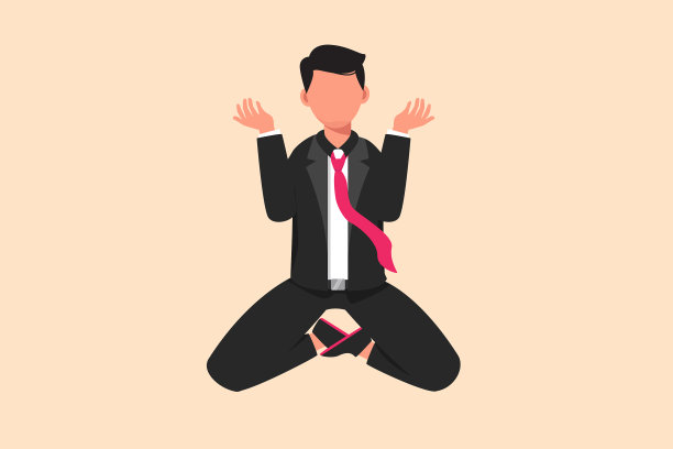 商业设计图纸沮丧的商人图片下载