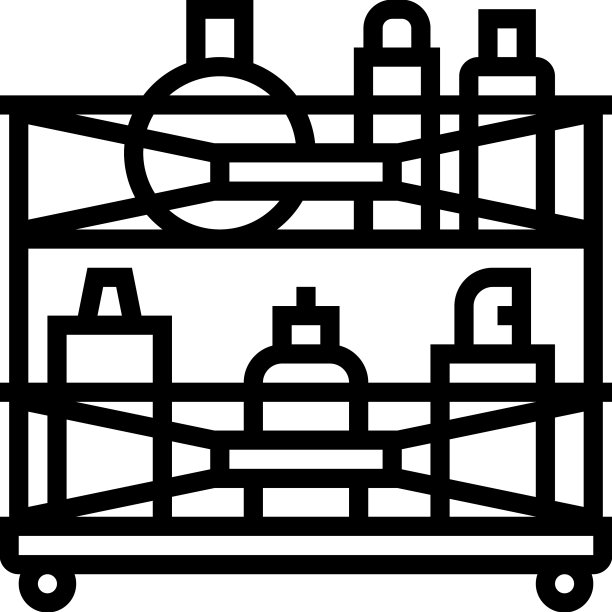 组织者香水化妆品线图标图片下载
